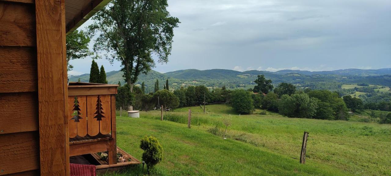 Domaine Le Lanis "Cabane De Pauline" Saint-Girons  Exteriör bild
