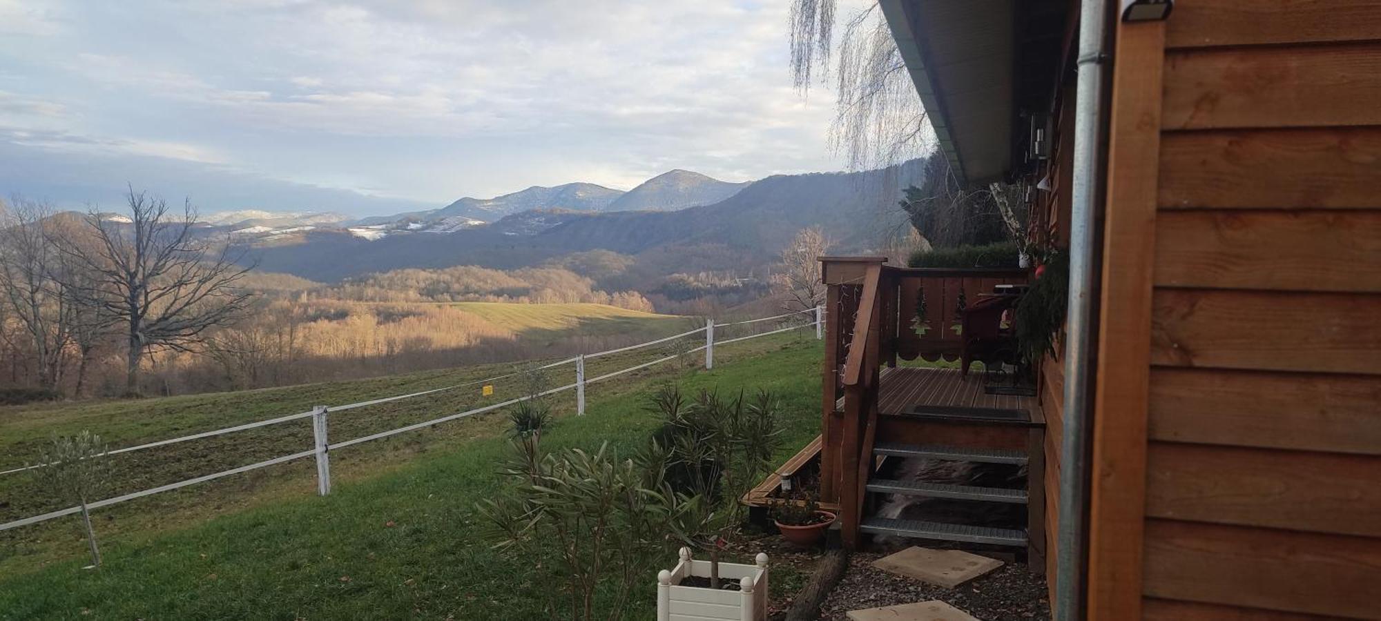 Domaine Le Lanis "Cabane De Pauline" Saint-Girons  Exteriör bild